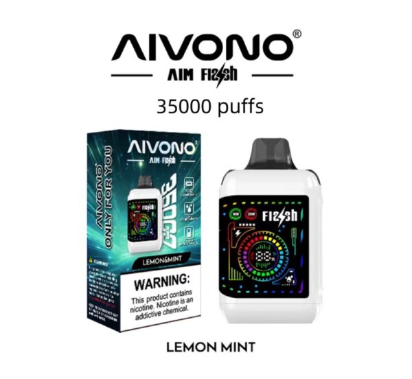 Aivono Aim Flash 35000 Puffs Flexible Curved Screen Wholesale Disposable Vape Puff 35K Electronic Cigarette Airflow Adjustable Wattage - Image 4